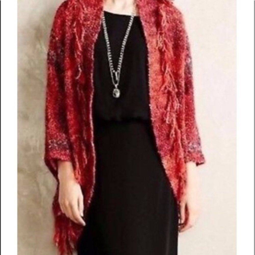 Anthropologie Sleeping on Snow Cocoon Cardigan Sm - Picture 2 of 10